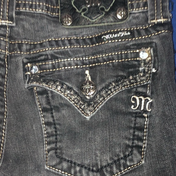 MISS ME Women’s Skinny Jeans Size 27 Black - Picture 6 of 9